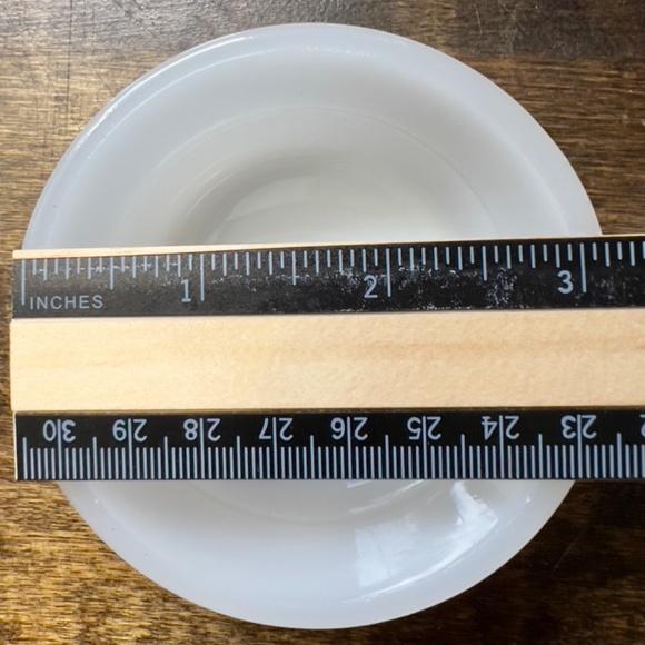 Vintage Set of 3 Glasbake Custard Cups Milk Glass Pudding Créme Brulet Ice Cream - Picture 8 of 9